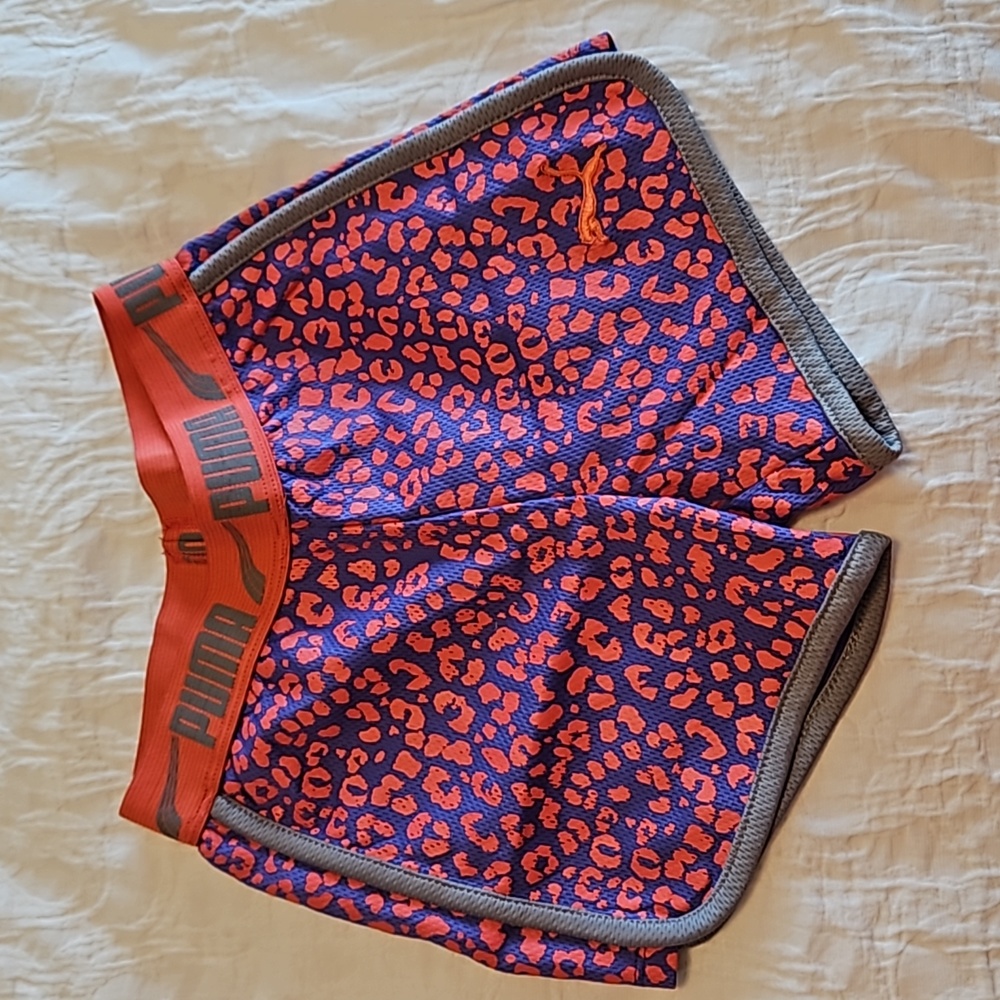 Girls puma athletic shorts